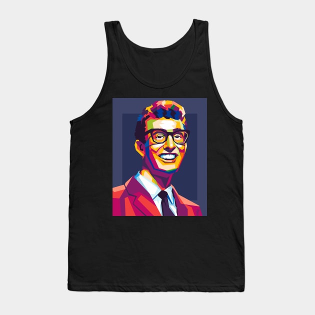 buddy holly Tank Top by cool pop art house